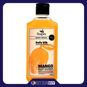 بهترین قیمت شامپو بدن سوپکس مدل DAILY SILK با رایحه انبه مناسب برای انواع پوست حجم 400 میلی لیتر ارسال سراسر ایران