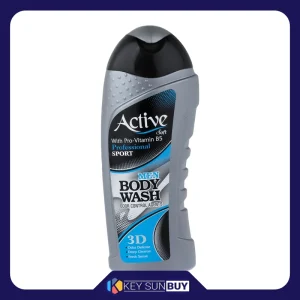 بهترین قیمت شامپو بدن مردانه اکتیو سری Sport مدل Silver مقدار 400 گرم ارسال سراسر ایران