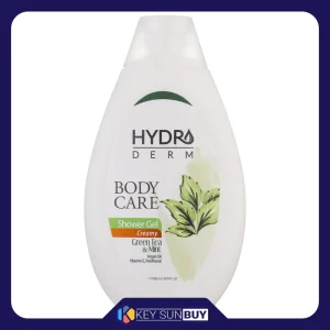 بهترین قیمت شامپو بدن هیدرودرم مدل Green Tea and Mint مناسب انواع پوست حجم 500 میلی لیتر ارسال سراسر ایران