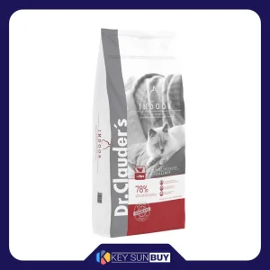 بهترین قیمت غذا خشک گربه بالغ دکتر کلادر مدل ایندور طعم مرغ و ماهی وزن 10000 گرم ارسال سراسر ایران