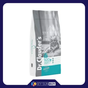 بهترین قیمت غذا خشک گربه بالغ دکتر کلادر مدل بدون غلات طعم مرغ و ماهی وزن 10000 گرم ارسال سراسر ایران