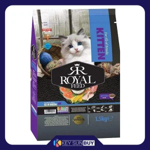 بهترین قیمت غذای خشک گربه رویال فید مدل kitten وزن 1.5 کیلوگرم ارسال سراسر ایران