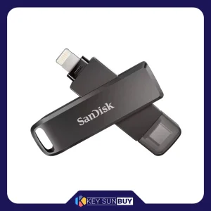 بهترین قیمت فلش مموری سن دیسک مدل PHONE DRIVE ( LIGHTNING TYPE-C ) ظرفیت 256 گیگابایت با رابط لایتنینگ، USB Type-C ارسال سراسر ایران