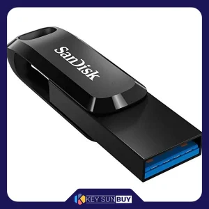 بهترین قیمت فلش مموری سن دیسک مدل Ultra Dual Drive Go USB Type-C ظرفیت 256 گیگابایت ارسال سراسر ایران