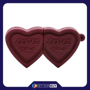 بهترین قیمت فلش مموری پرلیت یو اس بی طرح شکلات قلبی مدل W-37-U3.0 ظرفیت 64 گیگابایت ارسال سراسر ایران