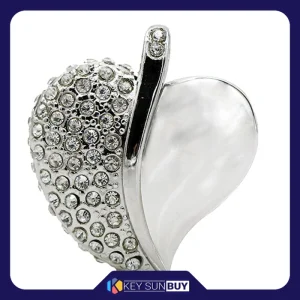 بهترین قیمت فلش مموری پرلیت یو اس بی طرح قلب مدل W-64 ظرفیت 128 گیگابایت ارسال سراسر ایران