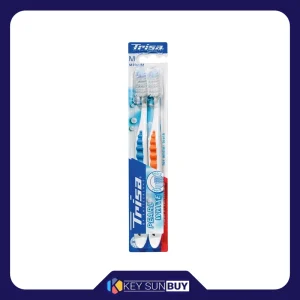 بهترین قیمت مسواک تریزا مدل Pearl White با برس متوسط بسته 2 عددی ارسال سراسر ایران