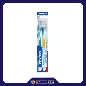 بهترین قیمت مسواک تریزا مدل Pearl White با برس نرم بسته 2 عددی ارسال سراسر ایران