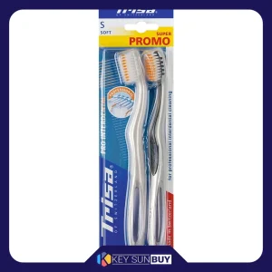 بهترین قیمت مسواک تریزا مدل Pro Interdental با برس نرم بسته 2 عددی ارسال سراسر ایران