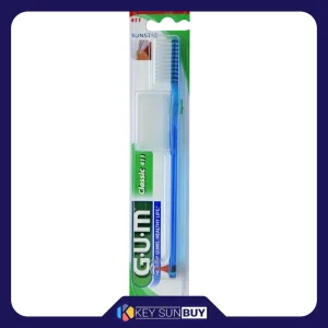 بهترین قیمت مسواک جی یو ام مدل Classic 411 با برس نرم ارسال سراسر ایران