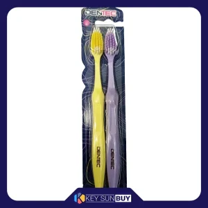 بهترین قیمت مسواک دن تک مدل easy clean با برس متوسط بسته 2 عددی ارسال سراسر ایران