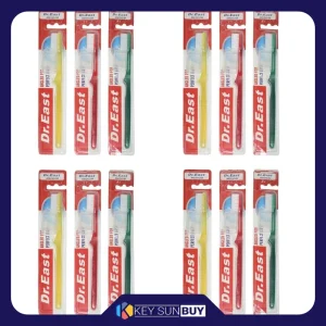 بهترین قیمت مسواک دکتر ایست مدل کلاسیک با برس متوسط بسته 12 عددی ارسال سراسر ایران