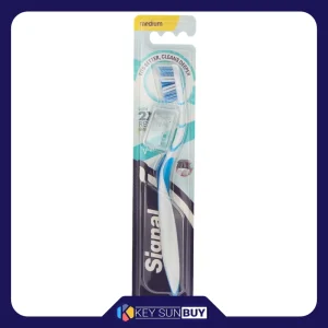 بهترین قیمت مسواک سیگنال مدل V-White با برس متوسط ارسال سراسر ایران