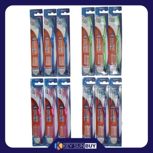 بهترین قیمت مسواک های دنت مدل 909 با برس متوسط مجموعه 12 عددی ارسال سراسر ایران