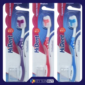 بهترین قیمت مسواک های دنت مدل 911 با برس متوسط بسته 3 عددی ارسال سراسر ایران