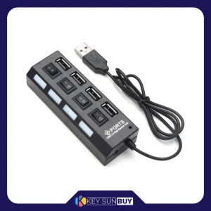 بهترین قیمت هاب 4 پورت USB 2.0 کایزر مدل KH-12 ارسال سراسر ایران