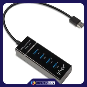 بهترین قیمت هاب 4 پورت USB 3.0 آی ریور مدل H 3.0 ارسال سراسر ایران