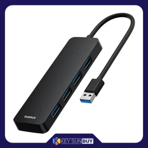 بهترین قیمت هاب 4 پورت USB 3.0 باسئوس مدل BS-OH080 15cm ارسال سراسر ایران