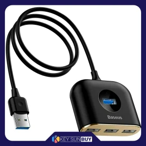 بهترین قیمت هاب 4 پورت USB 3.0 باسئوس مدل CAHUB-AY ارسال سراسر ایران