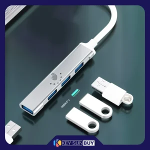 بهترین قیمت هاب 4 پورت USB-C اکی یس مدل 4IN1 TYPE-C ارسال سراسر ایران