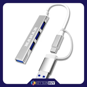 بهترین قیمت هاب 4 پورت USBUSB-C ماکار مدل Multi Connection Adapter ارسال سراسر ایران