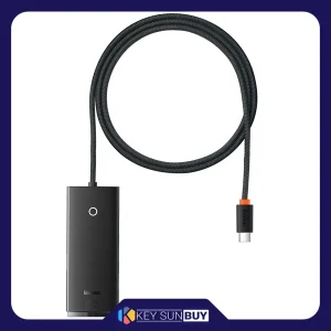 بهترین قیمت هاب 4 پورت usb3 باسئوس مدل Hub Lite Series -WKQX030501 ارسال سراسر ایران