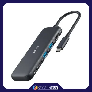 بهترین قیمت هاب 5 پورت USB-C انکر مدل 332 ارسال سراسر ایران