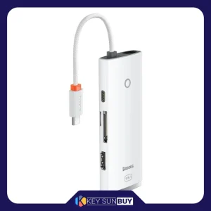 بهترین قیمت هاب 6 پورت USB-C باسئوس مدل BS-OH020 ارسال سراسر ایران