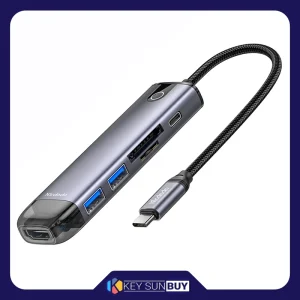 بهترین قیمت هاب 6 پورت USB-C مک دودو مدل HU-7740 ارسال سراسر ایران