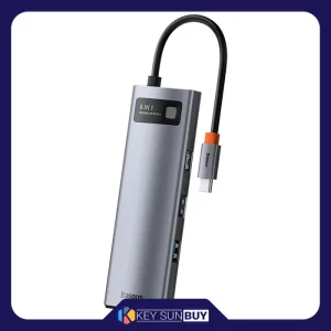 بهترین قیمت هاب 8 پورت USB-C باسئوس مدل CAHUB-CV0G ارسال سراسر ایران