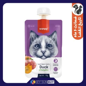 بهترین قیمت پودینگ گربه ونپی مدل Duck وزن 90 گرم ارسال سراسر ایران