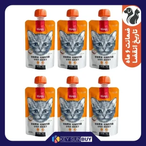 بهترین قیمت پودینگ گربه ونپی مدل ماهی کاد و مرغ وزن 720 گرم بسته 8 عددی ارسال سراسر ایران