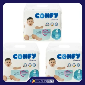 بهترین قیمت پوشک بچه کانفی مدل A10 سایز 4 سه بسته 34 عددی ارسال سراسر ایران