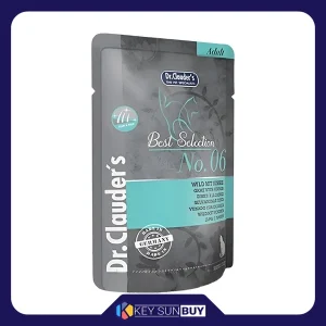 بهترین قیمت پوچ گربه بالغ دکتر کلادر مدل Best Selection No.06 طعم مرغ و کدوحلوایی وزن 85 گرم ارسال سراسر ایران