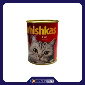 بهترین قیمت کنسرو غذای گربه بالغ ویشکاس مدل پته طعم گوشت خالص گوساله وزن 380 گرم ارسال سراسر ایران
