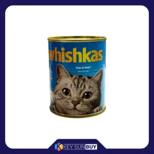 بهترین قیمت کنسرو غذای گربه بالغ ویشکاس مدل پته طعم گوشت و ماهی وزن 380 گرم ارسال سراسر ایران