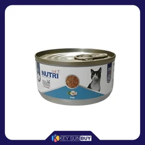 بهترین قیمت کنسرو غذای گربه نوتری پت مدل پته طعم مرغ وزن 120 گرم ارسال سراسر ایران