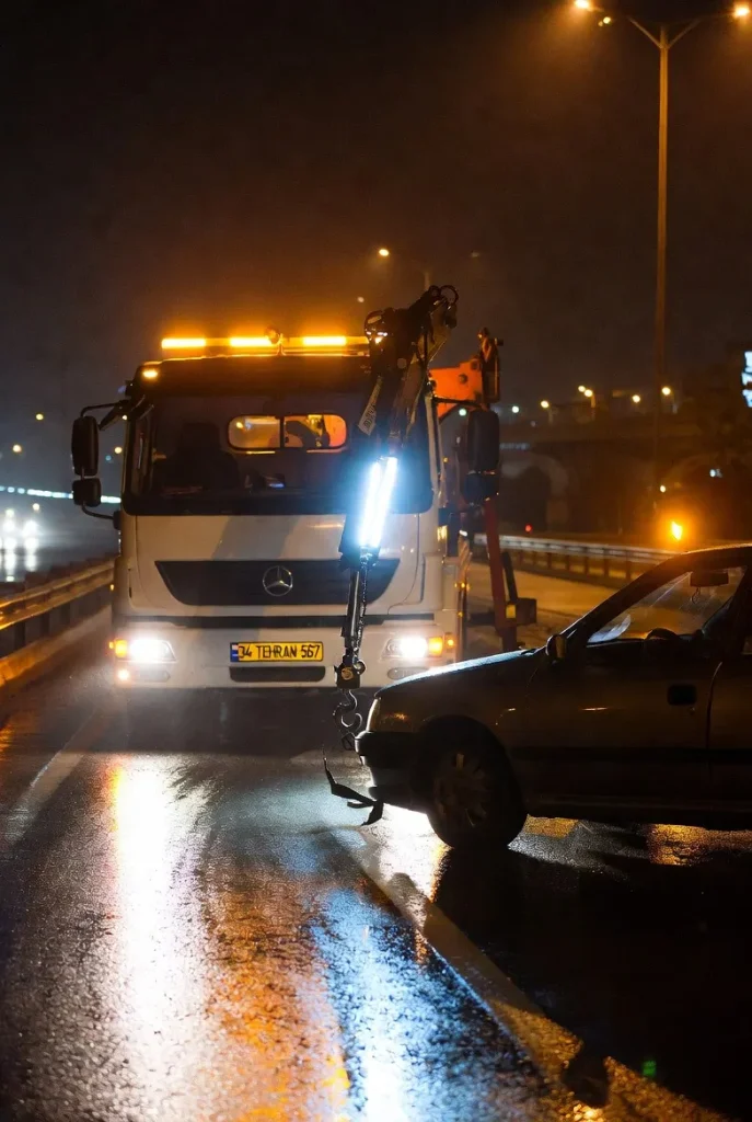 خدمات امداد خودرو جاده ای شبانه روزی در کرمانشاه