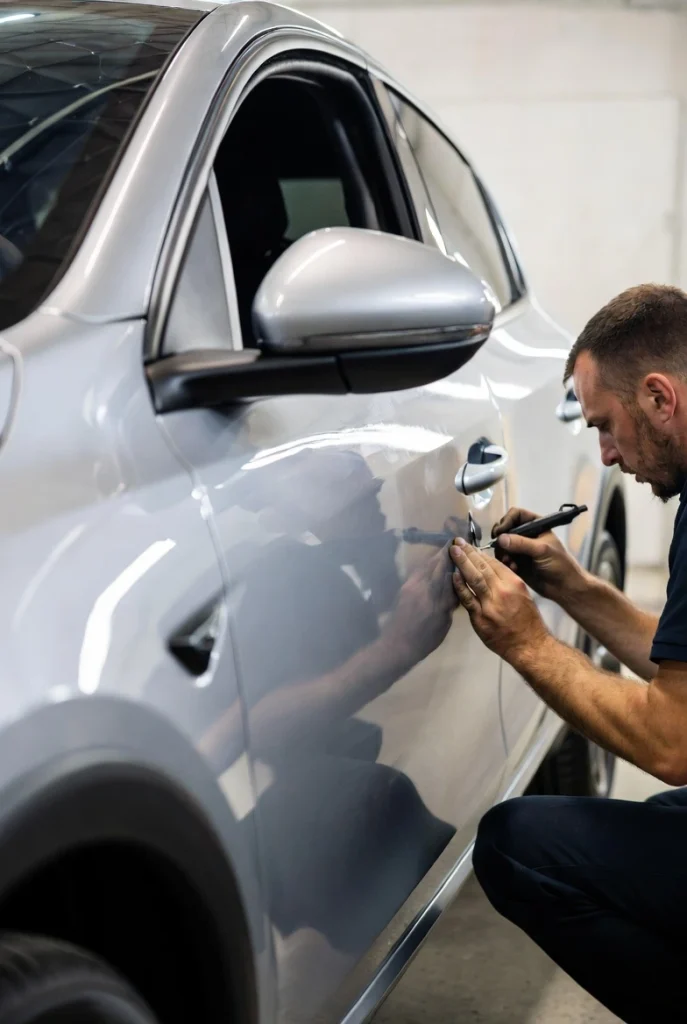 خدمات صافکاری بدون رنگ ماشین فرانسوی در ارومیه