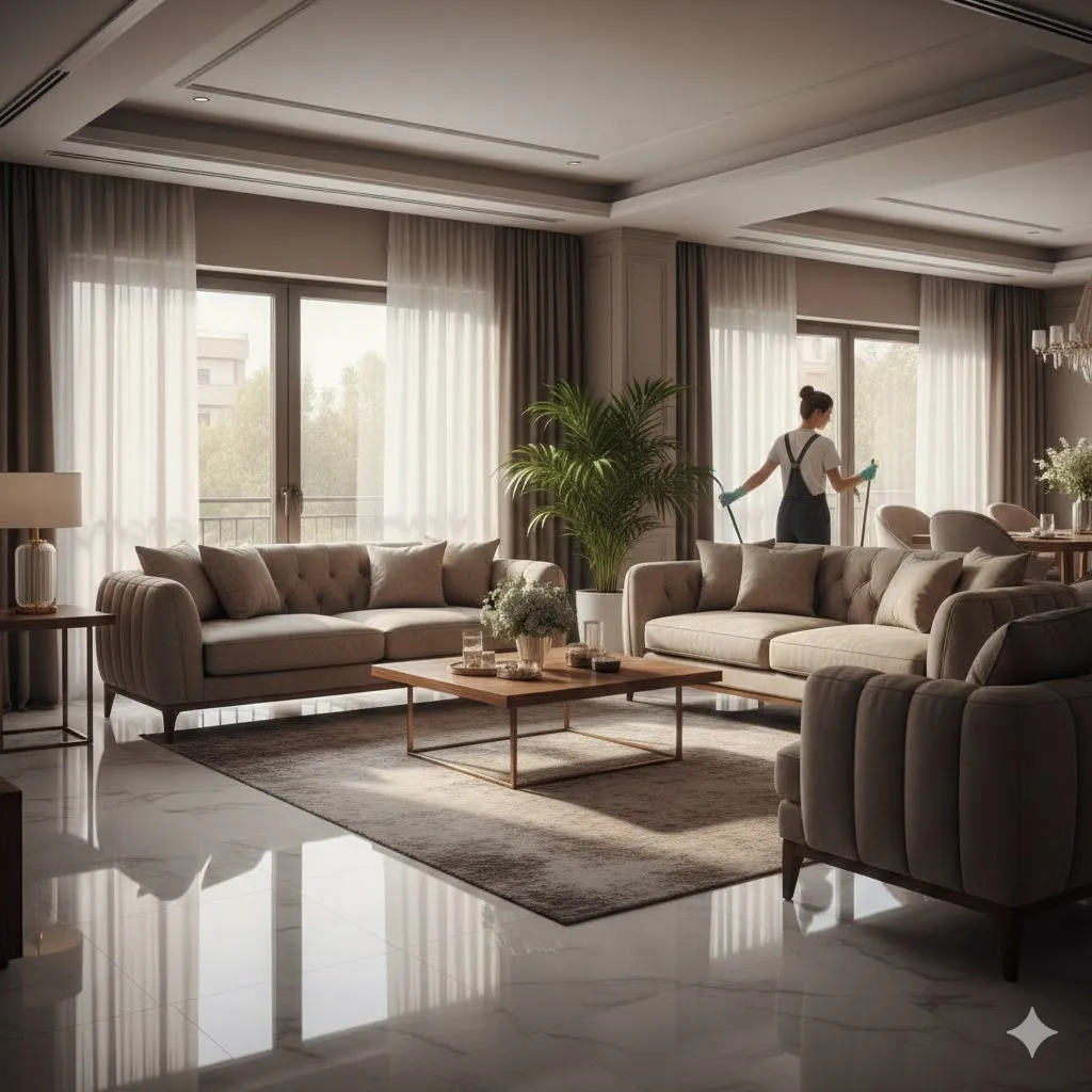 خدمات نظافت منزل در تهران قلهک