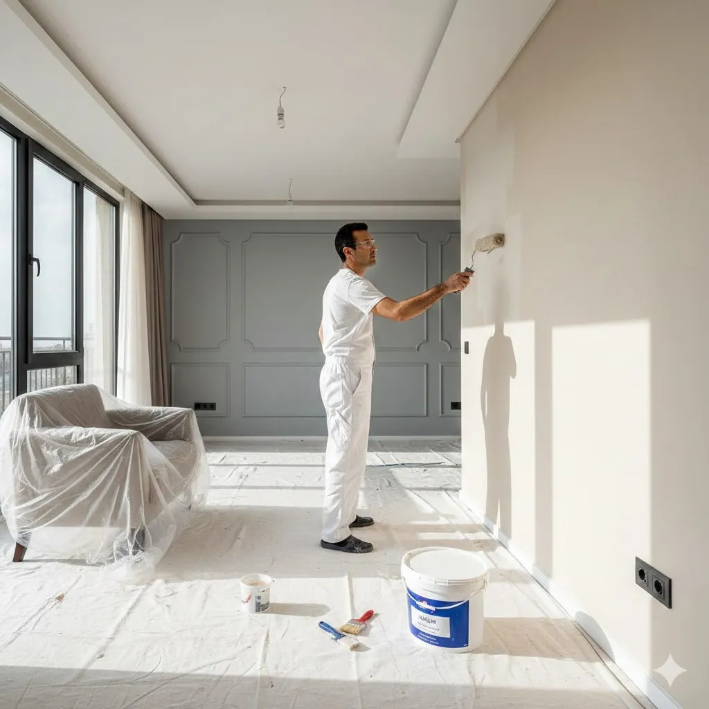 خدمات نقاشی ساختمان در تهران لویزان