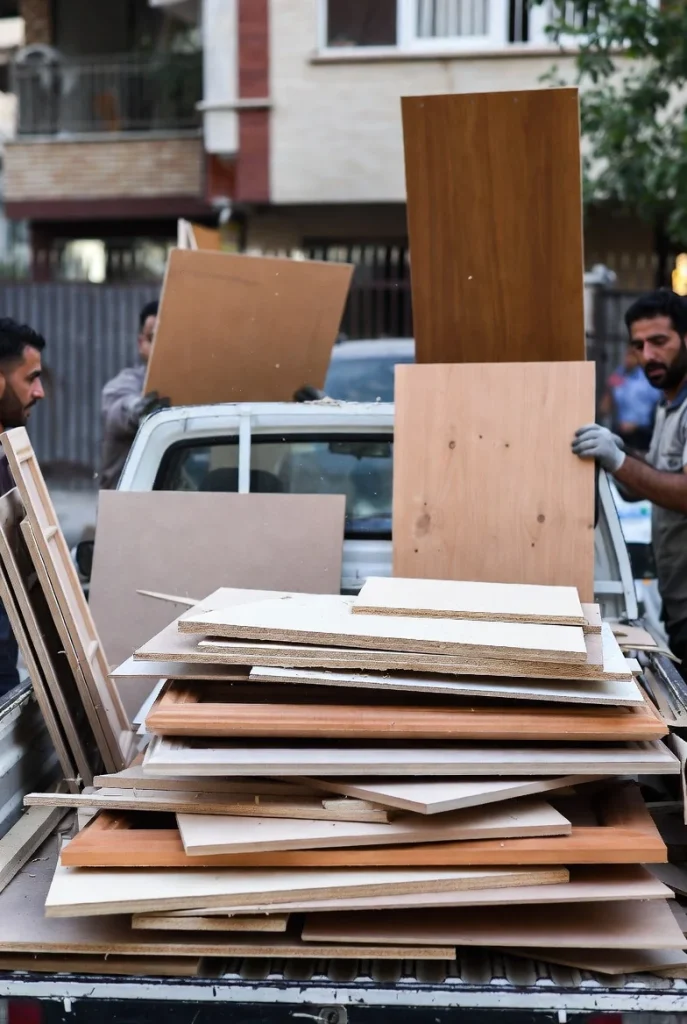 خریدار ضایعات چوبی منزل در تهران