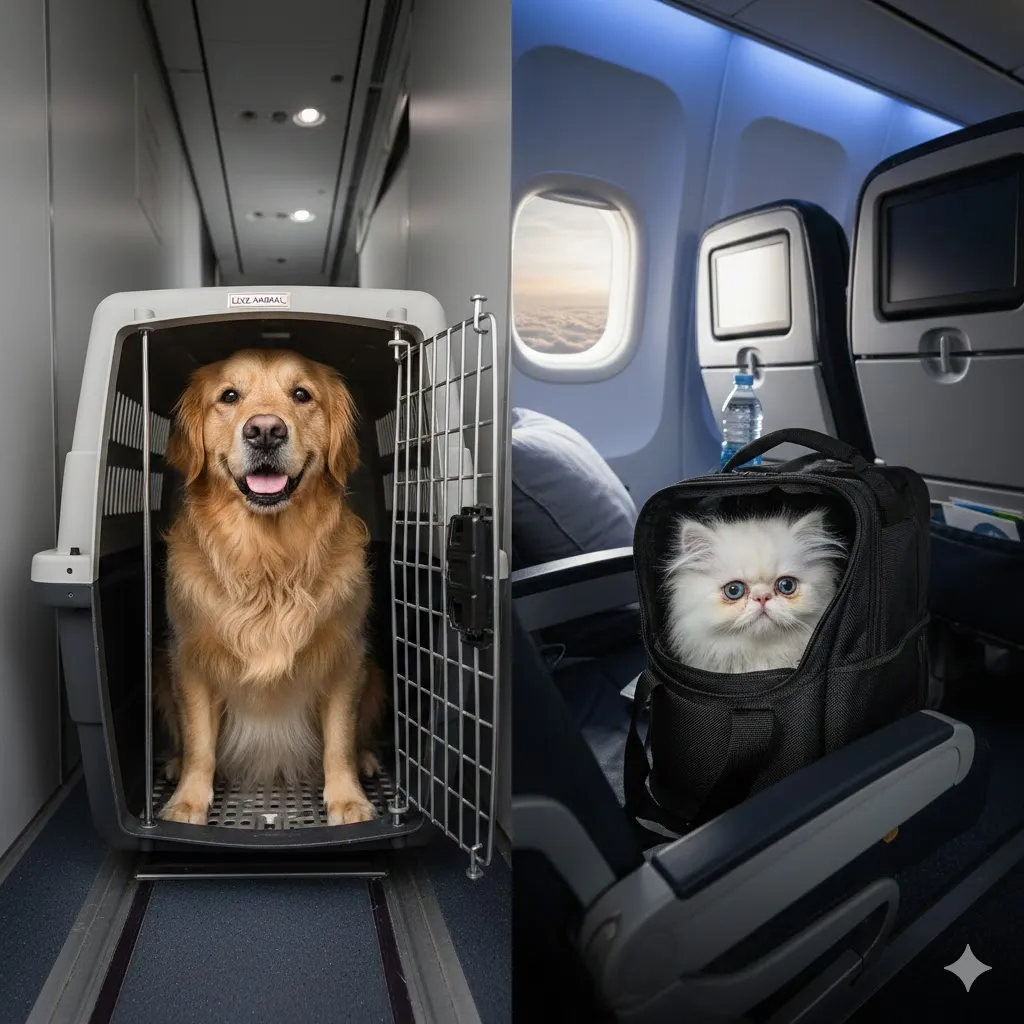 شرایط حمل حیوانات خانگی با هواپیما + هزینه و نکات
