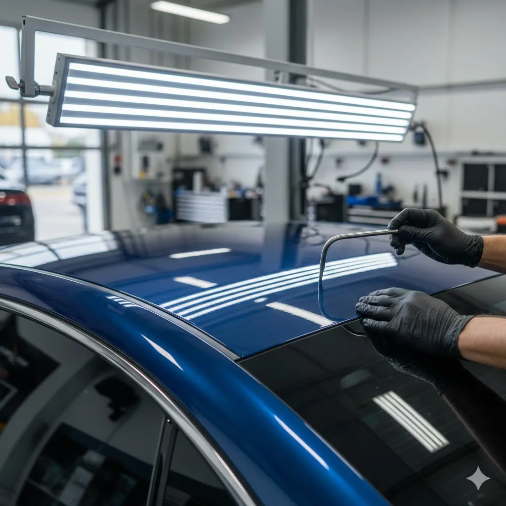 صافکاری سقف خودرو در شرق تهران