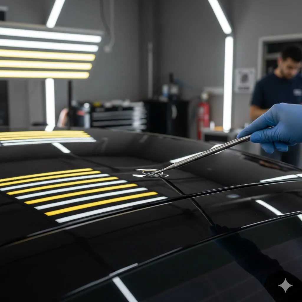 صافکاری سقف خودرو در شمال تهران