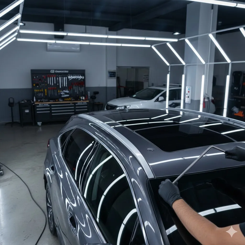 صافکاری سقف خودرو در غرب تهران