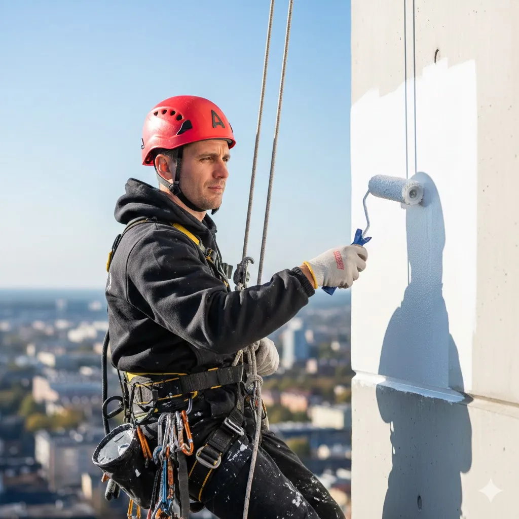 قیمت خدمات نقاشی نمای ساختمان با راپل در غرب تهران