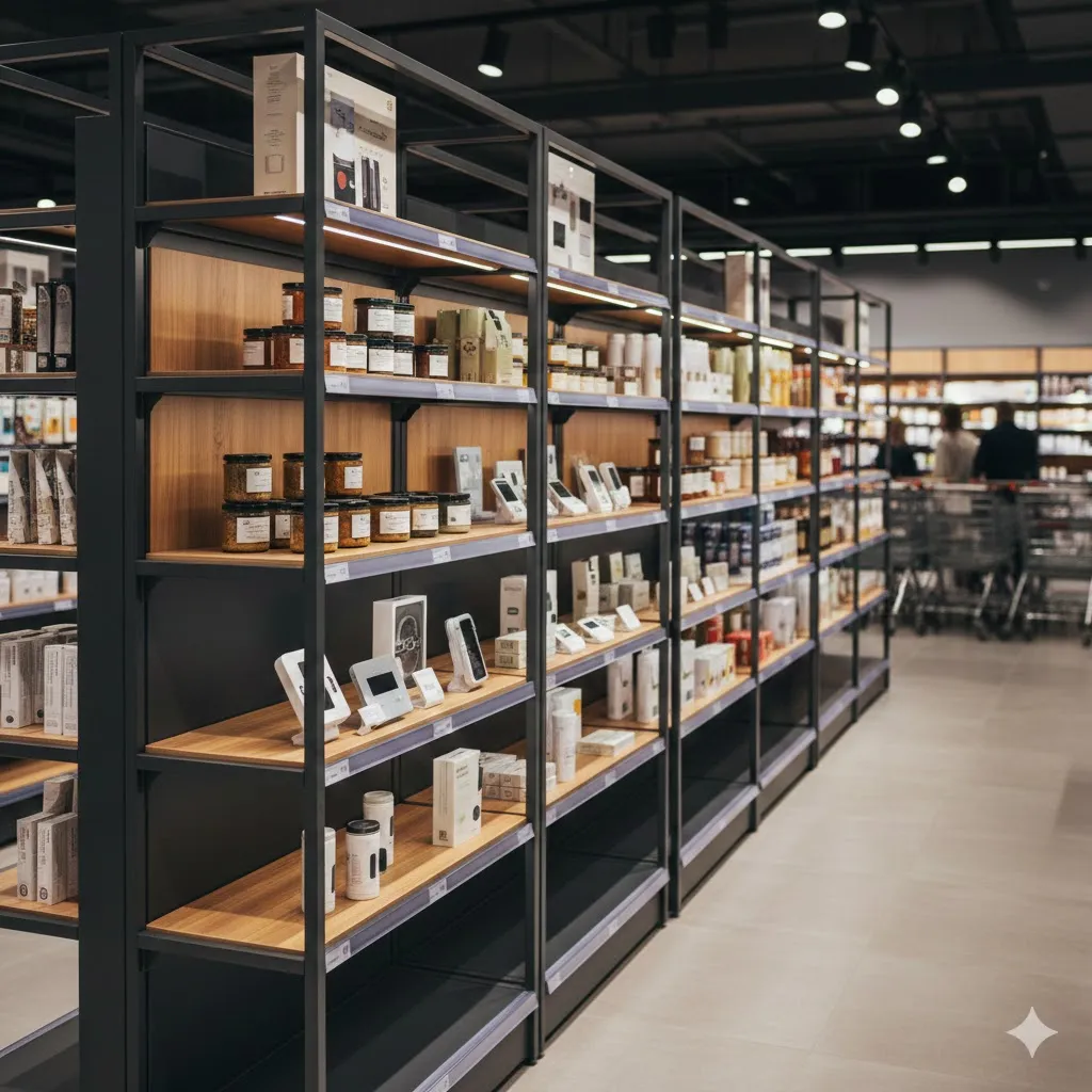 قیمت و خرید استند و قفسه فروشگاهی در پردیس