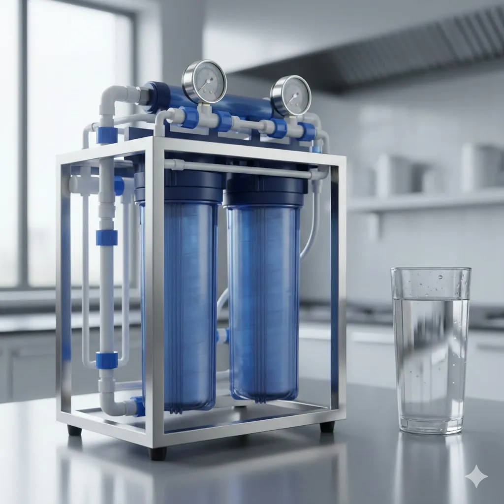 قیمت و خرید دستگاه تصفیه آب نیمه صنعتی 400 گالن