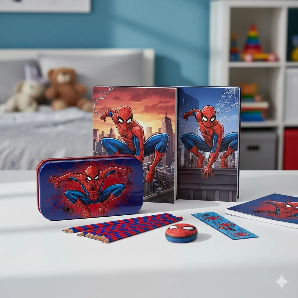 قیمت و خرید ست لوازم تحریر اسپایدرمن